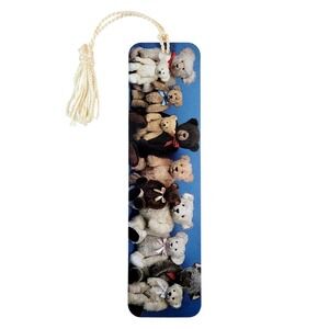 Vintage 90s VTG Teddy Bears tassel Bookmark Koren Trygg Photique Antioch KB10251